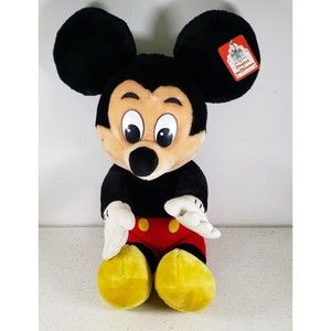 Vintage Mickey Mouse Plush from the 90's Full Bright Colors New with Tag